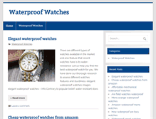 Tablet Screenshot of bestwaterproofwatches.net
